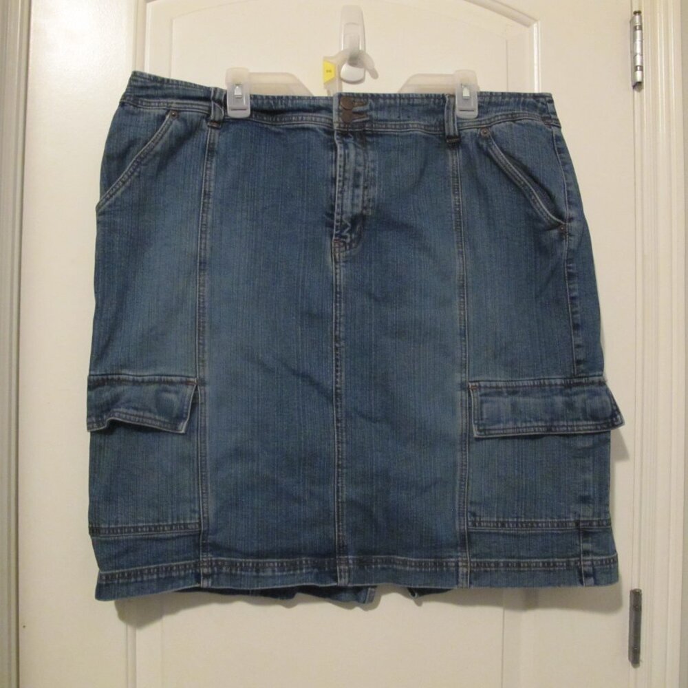 Women's Plus Size Venezia Cargo Skirt - Size 22 (07)